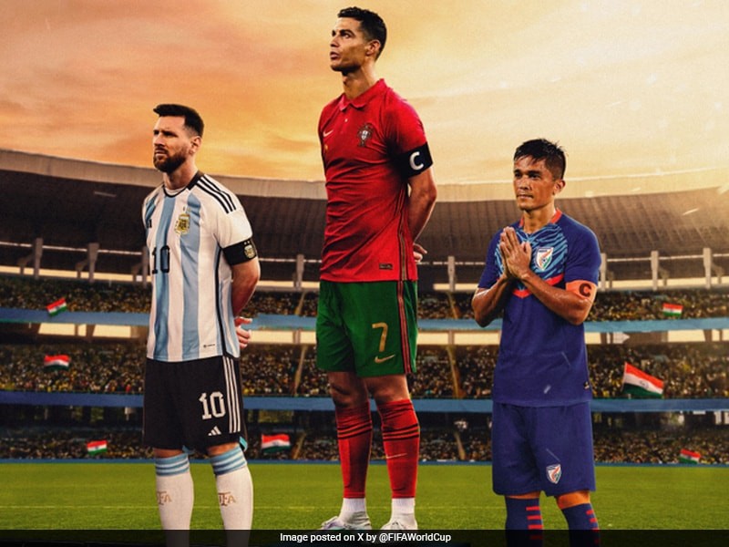 Retiring As A Legend: FIFA Pay Tribute To Sunil Chhetri With Lionel Messi, Cristiano Ronaldo Comparison
