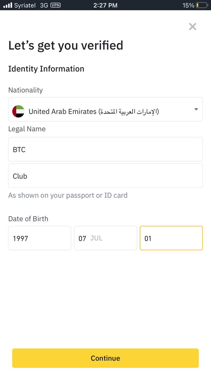 كيفية إنشاء حساب على بينانس عن طريق الهاتف المحمول؟ 16 photo 2022 12 13 14 35 48