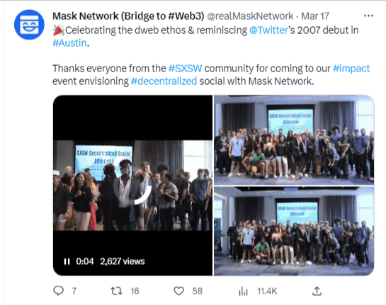 شبكة Mask Network تعلن عن نجاح حدث المجتمعات اللامركزية