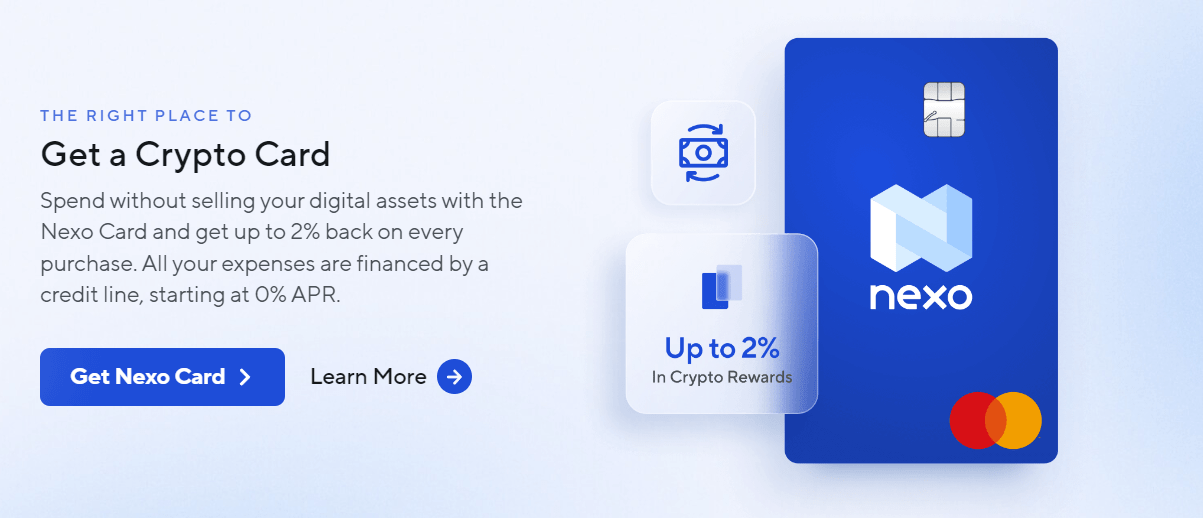 عملة NEXO : ما هي وما هو مشروعها بلغة بسيطة؟ 7 بطاقة NEXO
