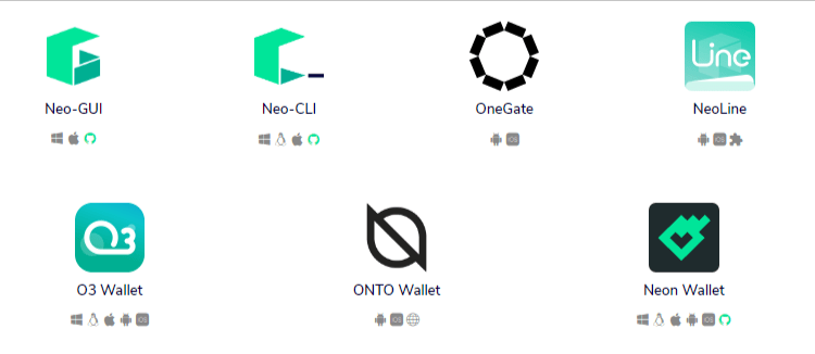 عملة NEO : ما هي وما هو مشروعها بلغة بسيطة؟ 10 مجموعة واسعة من المحافظ تعمل لصالح شبكة Neo