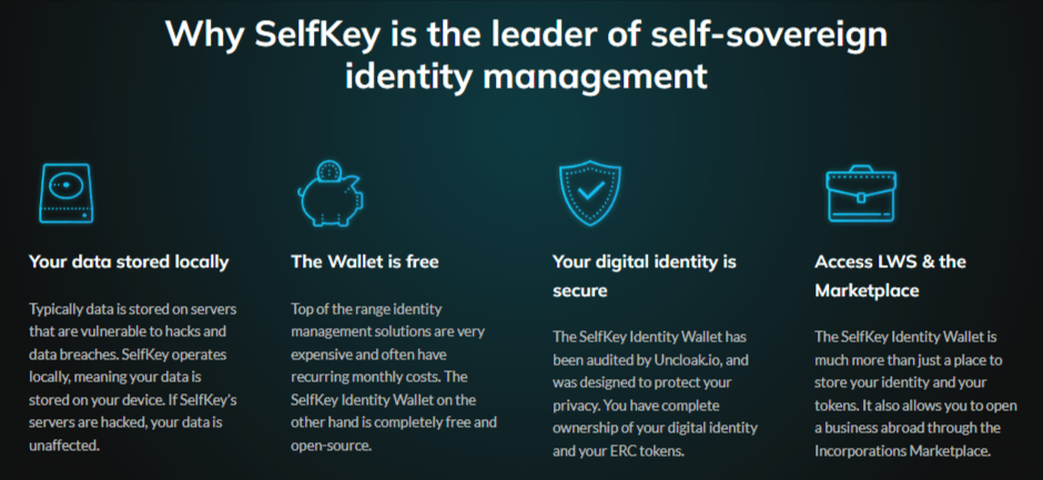 عملة KEY : ما هي وما هو مشروعها بلغة بسيطة؟ 9 ميزات منصة SelfKey التي جعلت منها رائدة في إدارة بيانات الهوية الشخصية