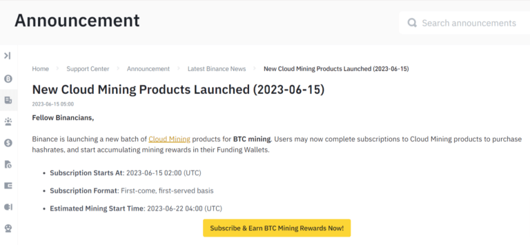 بينانس تعمل على تقديم تكامل مع شبكة BTC Lightning 4 إطلاق خدمة جديدة متعلقة بخدمات التعدين السحابي