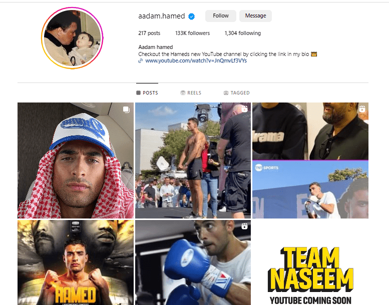 هذا الشبل من ذاك الأسد نجل الملاكم نسيم حميد يتألق من أول نزال له 2 image 403