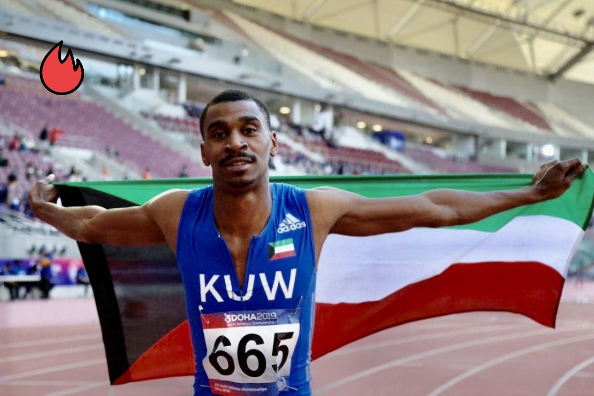 الكويتي يعقوب اليوحة يحصل على الميدالية الذهبية في سباق 110 متر حواجز