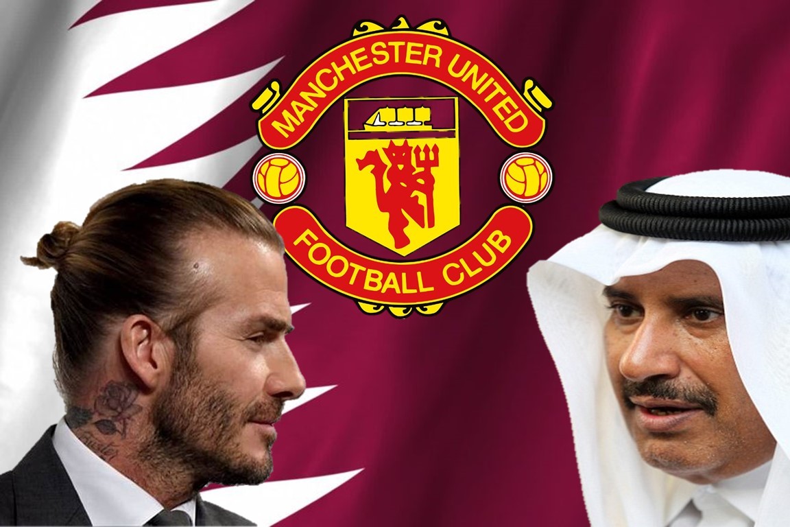 ما حقيقة توسط بيكهام لقطر لشراء مانشستر يونايتد؟
