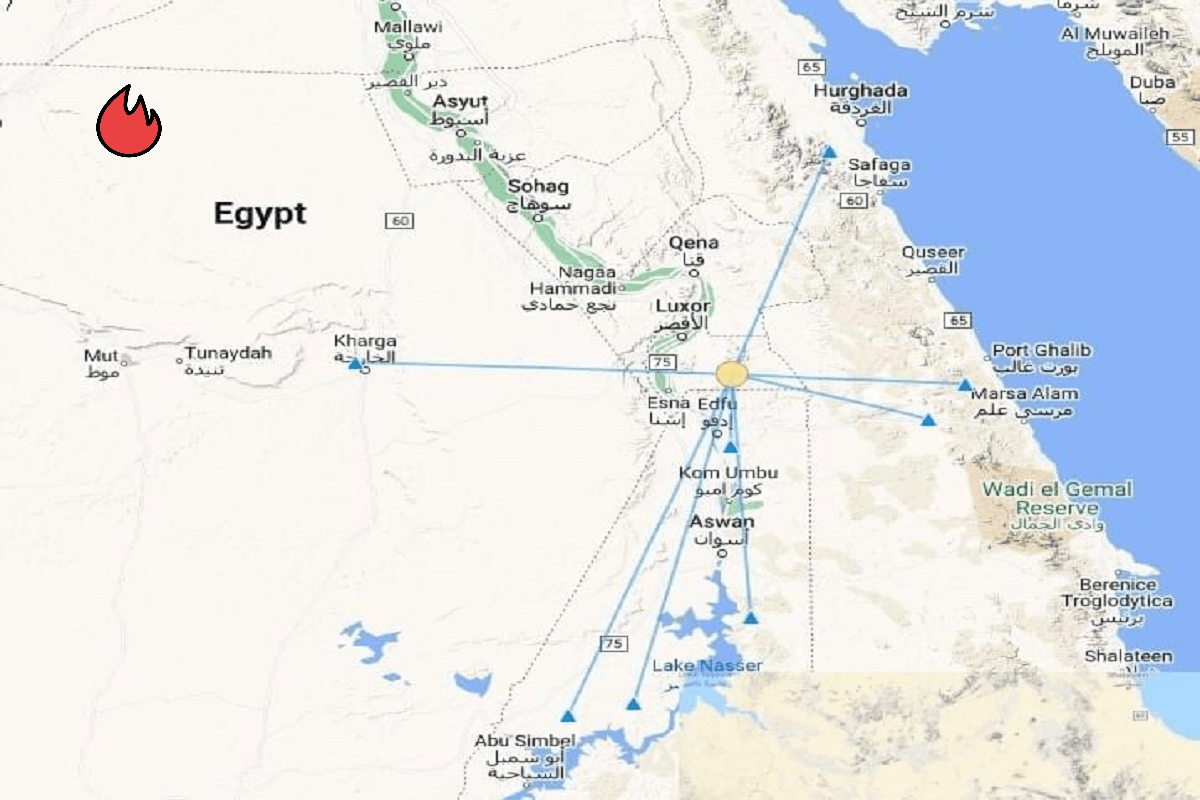 هزة أرضية في مصر