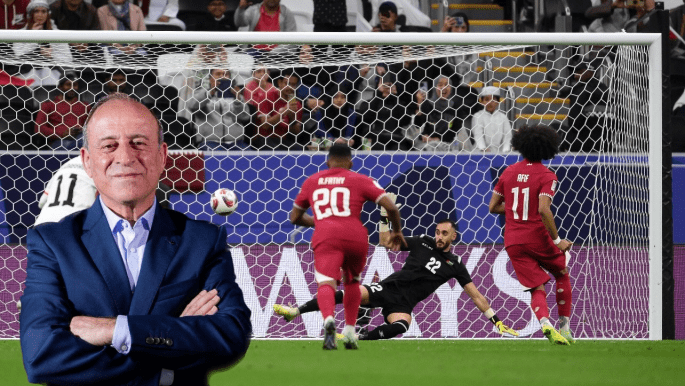 هل أصاب الحكم باحتساب ركلة جزاء لمنتخب قطر أمام فلسطين؟ الشريف يوضح