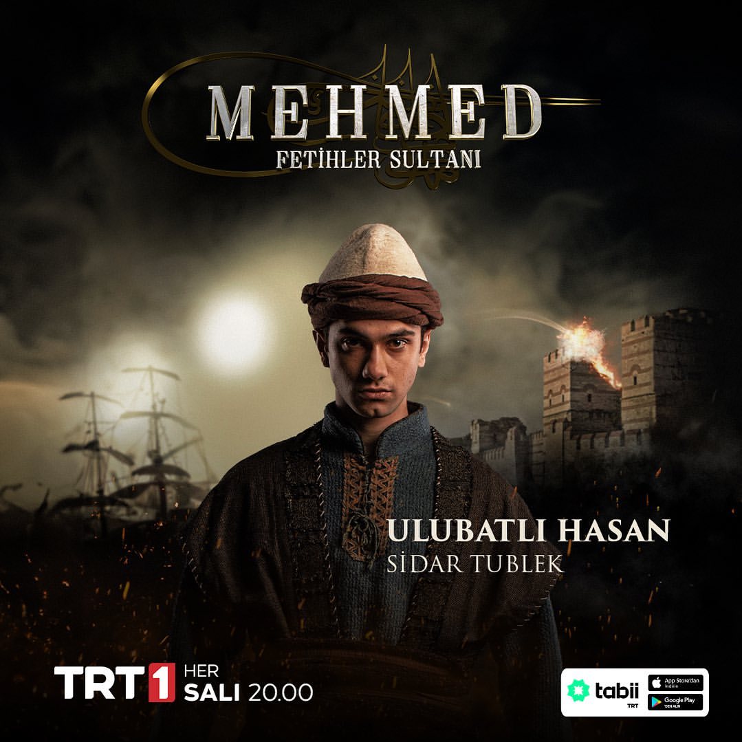 أبطال مسلسل السلطان محمد الفاتح التركي Mehmed Fetihler 2024 53 صورة بوستر حسن الألوباطلي (سيدار توبليك) مسلسل السلطان محمد الفاتح التركي