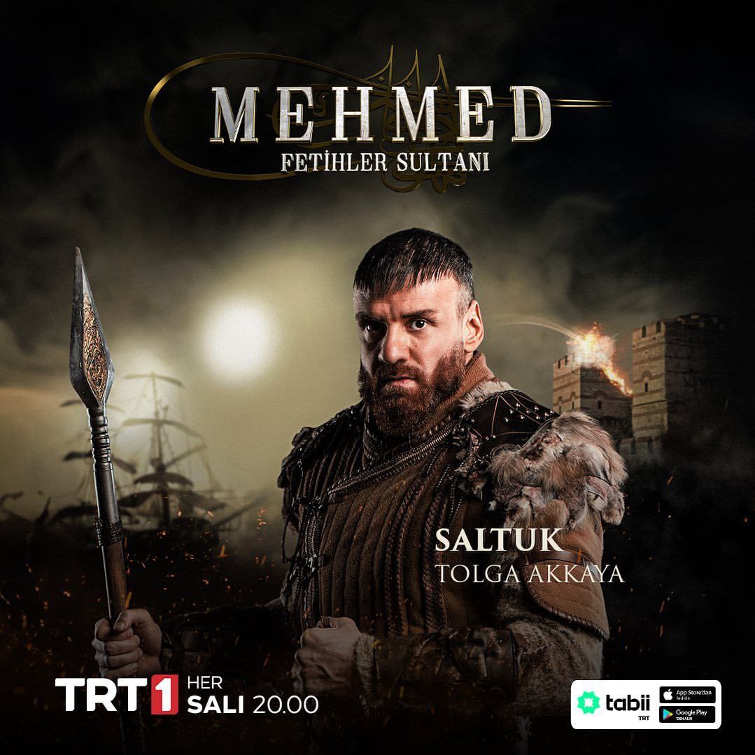 أبطال مسلسل السلطان محمد الفاتح التركي Mehmed Fetihler 2024 45 صورة بوستر سلجوق (تولغا أكايا) مسلسل السلطان محمد الفاتح التركي