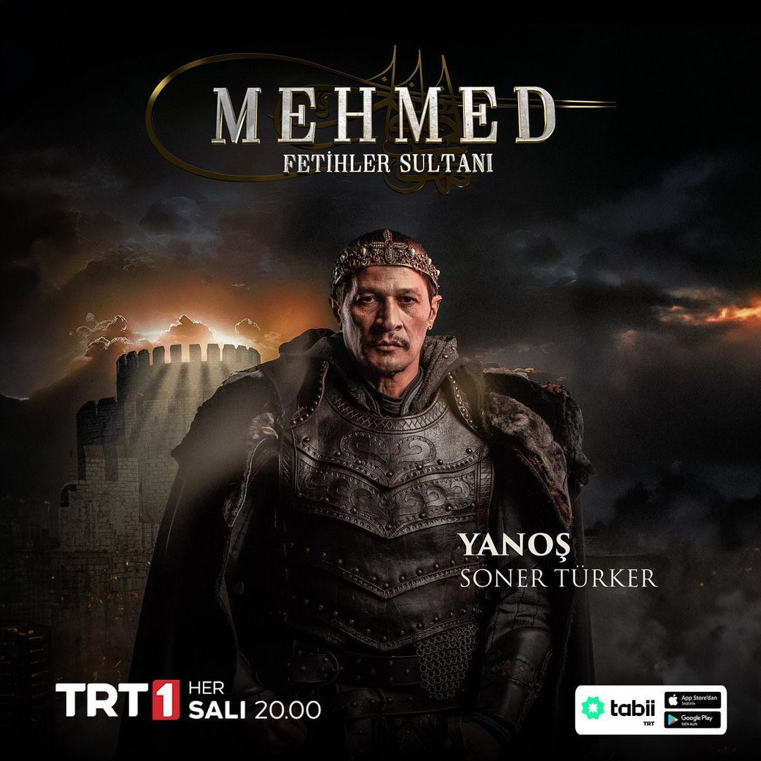 أبطال مسلسل السلطان محمد الفاتح التركي Mehmed Fetihler 2024 51 صورة بوستر يانوش (سونر توركر) مسلسل السلطان محمد الفاتح التركي