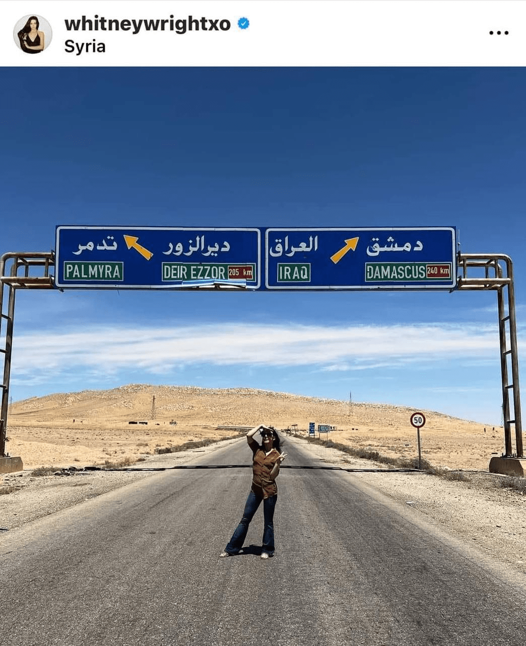 ممثلة الأفلام الإباحية والجنسية ويتني رايت تشارك صور لها من زيارتها لسورية